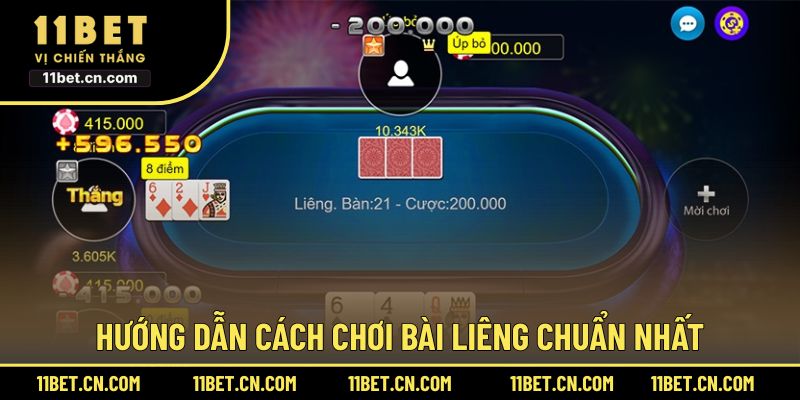 Hướng dẫn cách chơi bài liêng chuẩn như chuyên gia