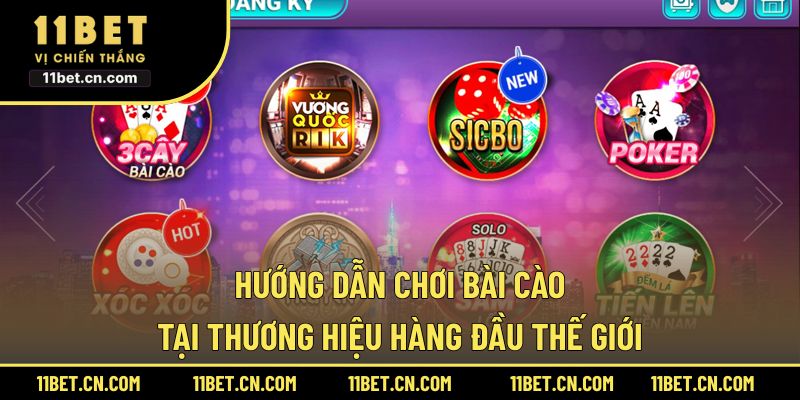 Hướng dẫn chơi bài cào