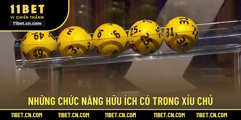 Những chức năng hữu ích có trong xỉu chủ