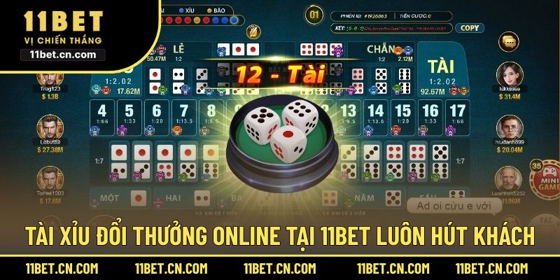 Tài xỉu đổi thưởng Online tại nhà cái luôn hút khách